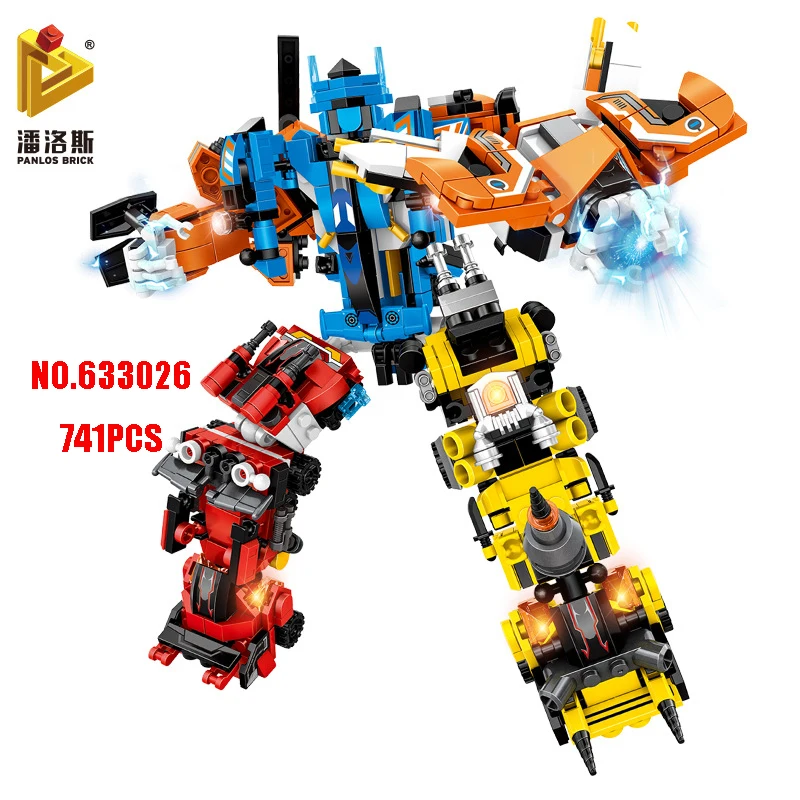 8 IN 1 Transformation Robot DIY Kids Bricks Assembled Toys Military Ares Mecha Fighter Model Building Blocks Kit
8 IN 1 Transformation Robot DIY Kids Bricks Assembled Toys Military Ares Mecha Fighter Model Building Blocks Kit