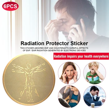 6Pce EMF Protection Phone Anti Radiation Protector Sticker Negative Ions EMF Blocker For Laptop And All Electronic Devices
6Pce EMF Protection Phone Anti Radiation Protector Sticker Negative Ions EMF Blocker For Laptop And All Electronic Devices