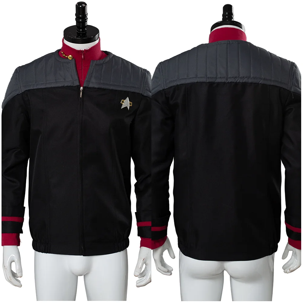 Костюм для косплея Star Trek NEM Униформа красный пиджак костюм взрослых карнавальный
