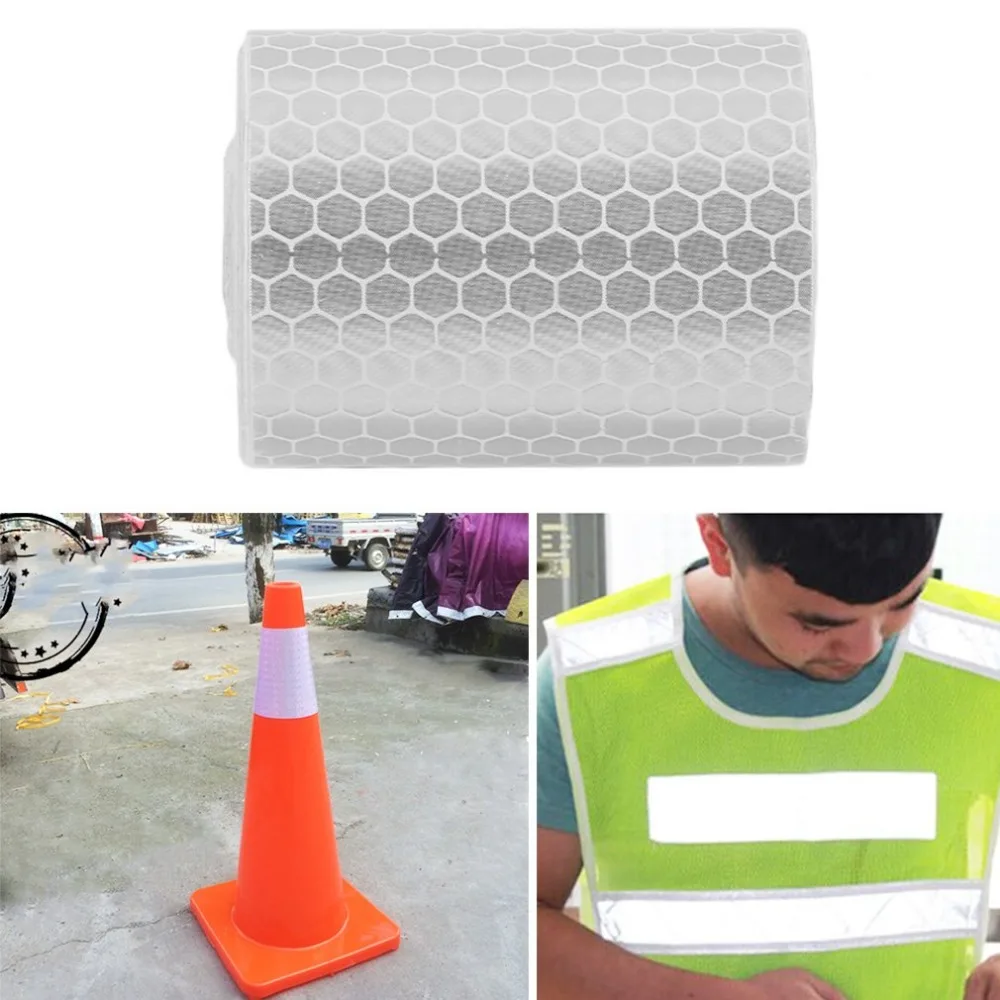 Safety Mark Reflective tape stickers car-styling 5cm*3m Self Adhesive Warning Tape Automobiles Motorcycle Reflective Film
Safety Mark Reflective tape stickers car-styling 5cm*3m Self Adhesive Warning Tape Automobiles Motorcycle Reflective Film
