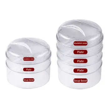 Hot Sales 1Set Transparent Dustproof Food Cover Insulation Meal Fresher Warmer Protective Cap for Home Kitchen 
Hot Sales 1Set Transparent Dustproof Food Cover Insulation Meal Fresher Warmer Protective Cap for Home Kitchen
