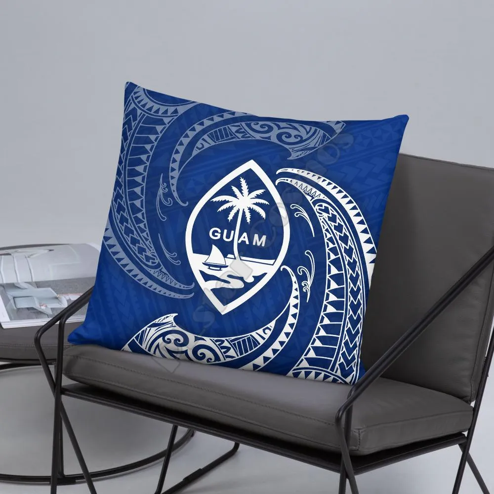 Guam Polynesian Basic Pillow Blue Tribal Wave Pillowcases Throw Pillow Cover Home Decoration
Guam Polynesian Basic Pillow Blue Tribal Wave Pillowcases Throw Pillow Cover Home Decoration