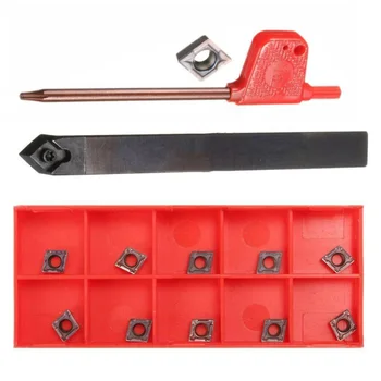 12pcs SCMCN1010H06 Lathe Turning Tools Holder+CCCMT060204 Inserts Replacement