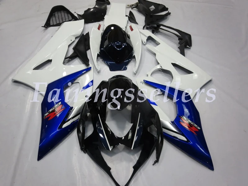White and Blue - GSXR 1000 05-06