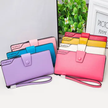 Lady Candy Colors Leather Long Wallet Lady Handle Case Card Purse Zipper Buckle Packet J9
Lady Candy Colors Leather Long Wallet Lady Handle Case Card Purse Zipper Buckle Packet J9