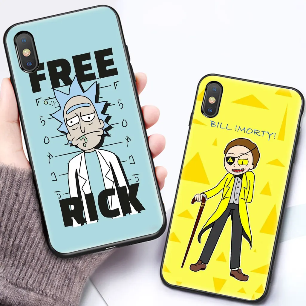 Funny Rick Morty funda silicone case for iphone x xr xs max 8plus 7plus 8 plus 7 6s 6 5s 5 se cartoon cover matte phone coque
Funny Rick Morty funda silicone case for iphone x xr xs max 8plus 7plus 8 plus 7 6s 6 5s 5 se cartoon cover matte phone coque