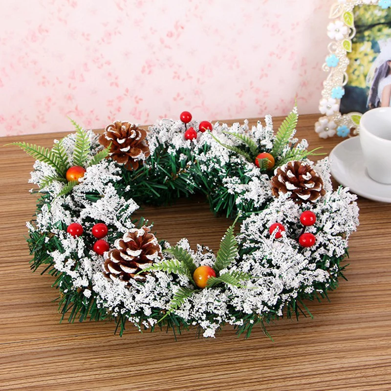 New Year Handmade Christmas Wreath Decoration for Home Spruce Wreath Circle Artificial Garland Door Hanging Ornament Celebration
New Year Handmade Christmas Wreath Decoration for Home Spruce Wreath Circle Artificial Garland Door Hanging Ornament Celebration