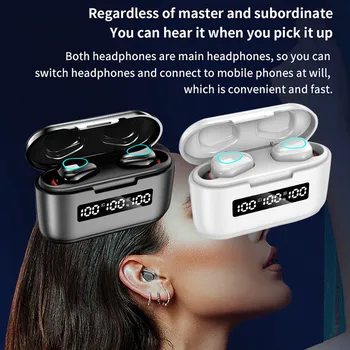 4pcs Wireless Earphones Bluetooth 5.1 Earbuds with LED Display Screen Waterproof Portable Headphones 
4pcs Wireless Earphones Bluetooth 5.1 Earbuds with LED Display Screen Waterproof Portable Headphones