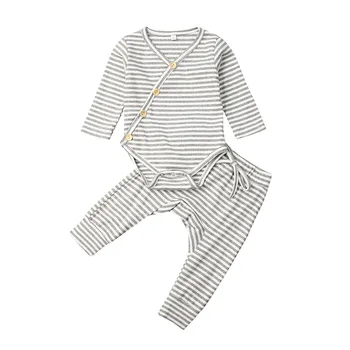 Infant Unisex Long Sleeve Button Rompers Long Pants Two-piece Set Cotton Clothes Sleepwear Suit Suspender Jumpsuit Outfits
Infant Unisex Long Sleeve Button Rompers Long Pants Two-piece Set Cotton Clothes Sleepwear Suit Suspender Jumpsuit Outfits