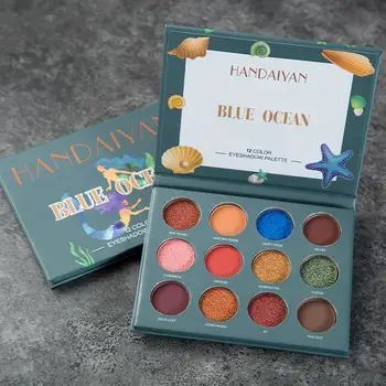 12 Colors Eyeshadow Makeup Shimmer Matte Eyeshadow Palette High Pigment Eyes Cosmetics Kit For Women
12 Colors Eyeshadow Makeup Shimmer Matte Eyeshadow Palette High Pigment Eyes Cosmetics Kit For Women