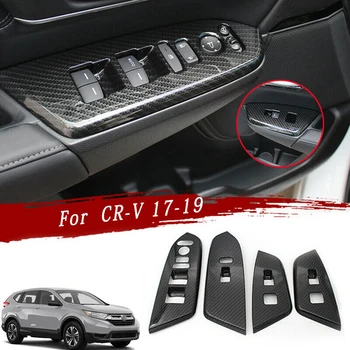Carbon Fiber Interior Door Armrest Cover Trim for Honda CRV CR-V 2017-2019 Door Window Lock Switch Lift Cover
Carbon Fiber Interior Door Armrest Cover Trim for Honda CRV CR-V 2017-2019 Door Window Lock Switch Lift Cover