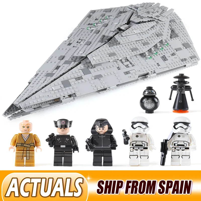 05131 Star war Series Model Destroyer Set Building Block Bricks Compatible with 75190 Developmen Kid Toys Christmas Gift
05131 Star war Series Model Destroyer Set Building Block Bricks Compatible with 75190 Developmen Kid Toys Christmas Gift