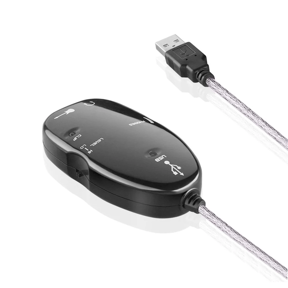 USB Guitar Cable Audio Link Interface Adapter for Music USB Guitar Link Recording Computer Amplifier Cable Accessories Players
USB Guitar Cable Audio Link Interface Adapter for Music USB Guitar Link Recording Computer Amplifier Cable Accessories Players