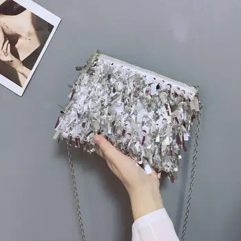 New Fashion Sequin Instant Noodles Bag Fashion Lady Chain Small Square Bag Personal Shoulder Bag Dinner Bag
New Fashion Sequin Instant Noodles Bag Fashion Lady Chain Small Square Bag Personal Shoulder Bag Dinner Bag
