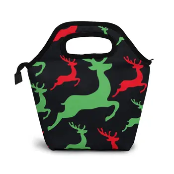 Christmas Pattern Deer Lunch Bag Boxes Bags Portable Insulated Picnic Food Box for Women Men
Christmas Pattern Deer Lunch Bag Boxes Bags Portable Insulated Picnic Food Box for Women Men