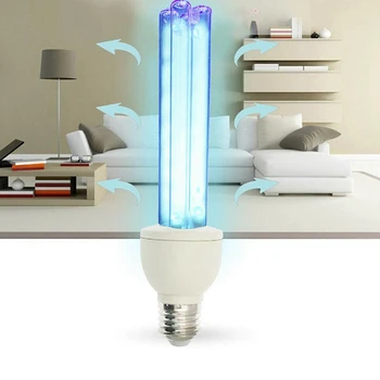 15W E27 UVC Ultraviolet Lamp Compact Germicidal Disinfection Quartz Light Lamp Without Ozone 220V
15W E27 UVC Ultraviolet Lamp Compact Germicidal Disinfection Quartz Light Lamp Without Ozone 220V