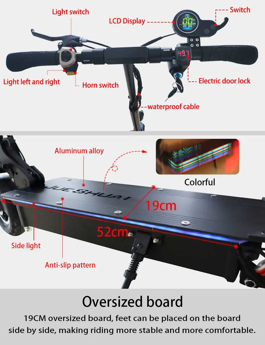 Electric Scooter 48V 1000W Foldable off road 2 wheels new free style mini Kick scooter Skateboard Motor Power 1000W Trottinette Electric Scooter 48V 1000W Foldable off road 2 wheels new free style mini Kick scooter Skateboard Motor Power 1000W Trottinette