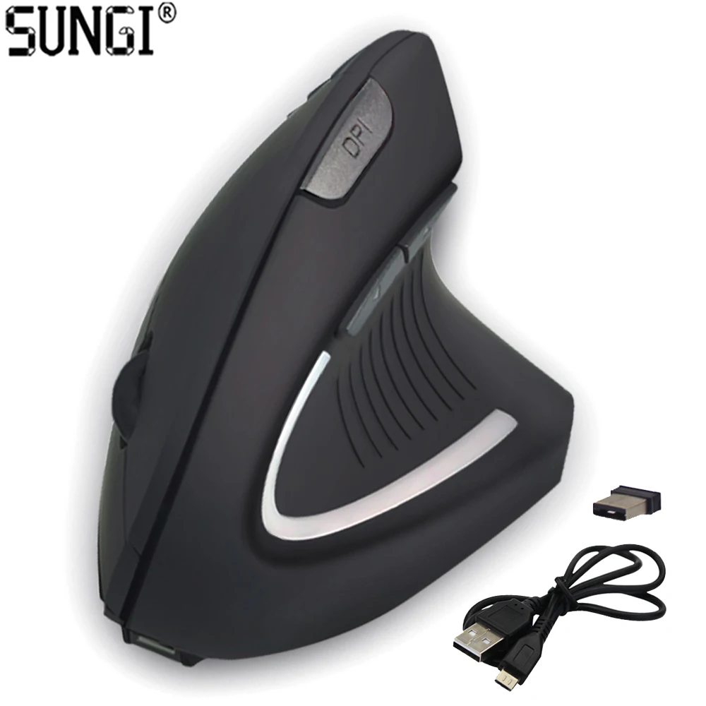 SUNGI USB Charging Wireless Vertical Mouse Ergonomic Optical Mouse 6 Buttons Wireless Mice For Desktop PC Laptop Mause
SUNGI USB Charging Wireless Vertical Mouse Ergonomic Optical Mouse 6 Buttons Wireless Mice For Desktop PC Laptop Mause