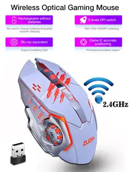 For ZUOYA Silent Gaming Wireless Mouse 2.4GHz 2000DPI Rechargeable Wireless Mice USB Optical Game Backlight Mouse For PC Laptop
For ZUOYA Silent Gaming Wireless Mouse 2.4GHz 2000DPI Rechargeable Wireless Mice USB Optical Game Backlight Mouse For PC Laptop