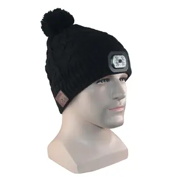 Warm Wool Bluetooth LED Lamp Cap Wireless 5.0 Headphone Cap with LED Light Irradiation 40 Meters 20DC04
Warm Wool Bluetooth LED Lamp Cap Wireless 5.0 Headphone Cap with LED Light Irradiation 40 Meters 20DC04
