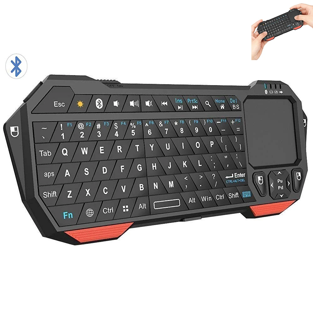 SeenDa Wireless 3.0 Bluetooth Keyboard with Touchpad for Smart TV Support IOS Window Android System Keyboard for Ipad
SeenDa Wireless 3.0 Bluetooth Keyboard with Touchpad for Smart TV Support IOS Window Android System Keyboard for Ipad