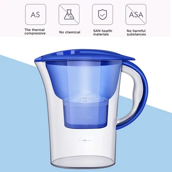 Water Pitcher Filter Household Water Purifier Jug Activated Carbon Filter for Health Drink Remove Chlorine,Scale,Deposits,Rust
Water Pitcher Filter Household Water Purifier Jug Activated Carbon Filter for Health Drink Remove Chlorine,Scale,Deposits,Rust