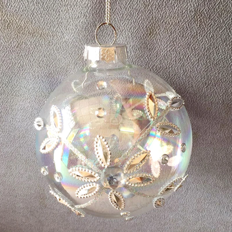 Christmas tree decorations glass pendant gifts foreign trade shopping mall storefront layout ceiling clearing petal ball
Christmas tree decorations glass pendant gifts foreign trade shopping mall storefront layout ceiling clearing petal ball