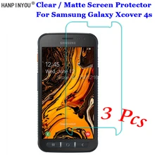 Protecteur d'écran tactile, 3 pièces/lot, pour Samsung Galaxy Xcover 4s, 5.0 pouces, nouveau HD, clair/Anti-éblouissement, mat=