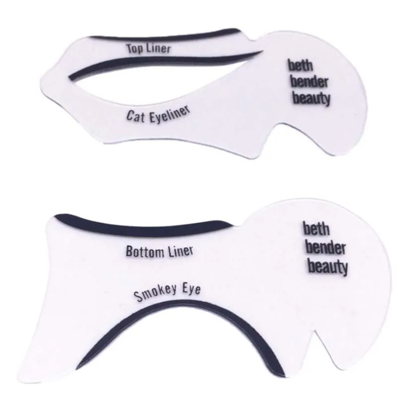 2pcs Eyeliner Stencils Winged Eyeliner Stencil Models Shaping Tools Eyebrows Template Card Reusable Eye Shadow Makeup Tools 
2pcs Eyeliner Stencils Winged Eyeliner Stencil Models Shaping Tools Eyebrows Template Card Reusable Eye Shadow Makeup Tools