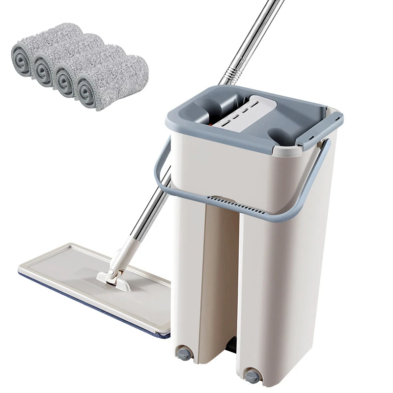 Mop Cloth with Bucket Bucket Hand Free Wringing Mop Self Wet And Cleaning System Dry Cleaning Microfiber Mop Floor
Mop Cloth with Bucket Bucket Hand Free Wringing Mop Self Wet And Cleaning System Dry Cleaning Microfiber Mop Floor