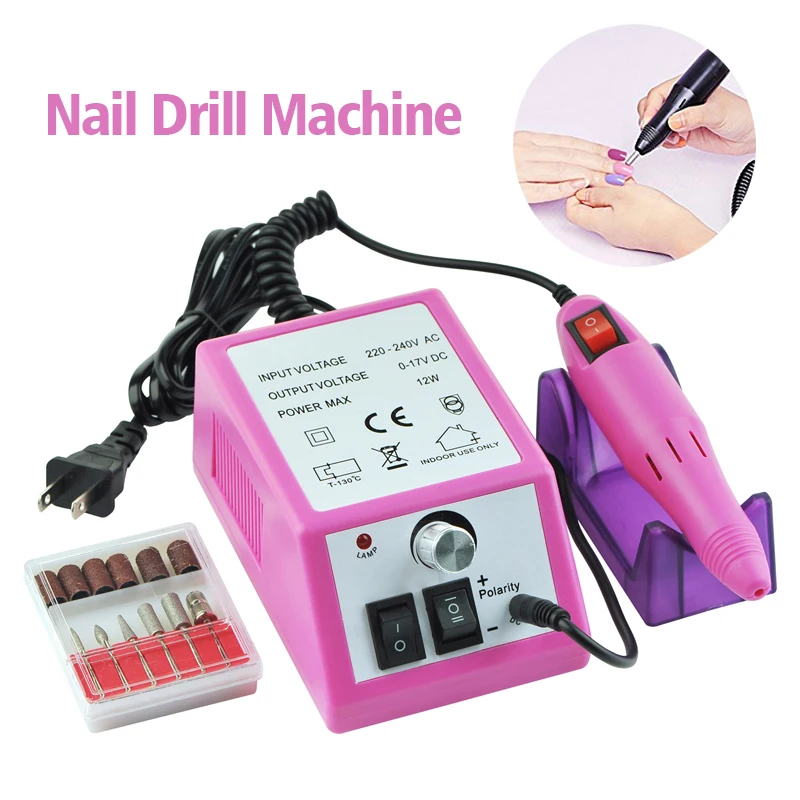Electric Nail Drills 2000RPM With 6 Grinding Head Nails Milling Nails Polisher Cutter For Manicure Pedicure Nail Remover Machine
Electric Nail Drills 2000RPM With 6 Grinding Head Nails Milling Nails Polisher Cutter For Manicure Pedicure Nail Remover Machine