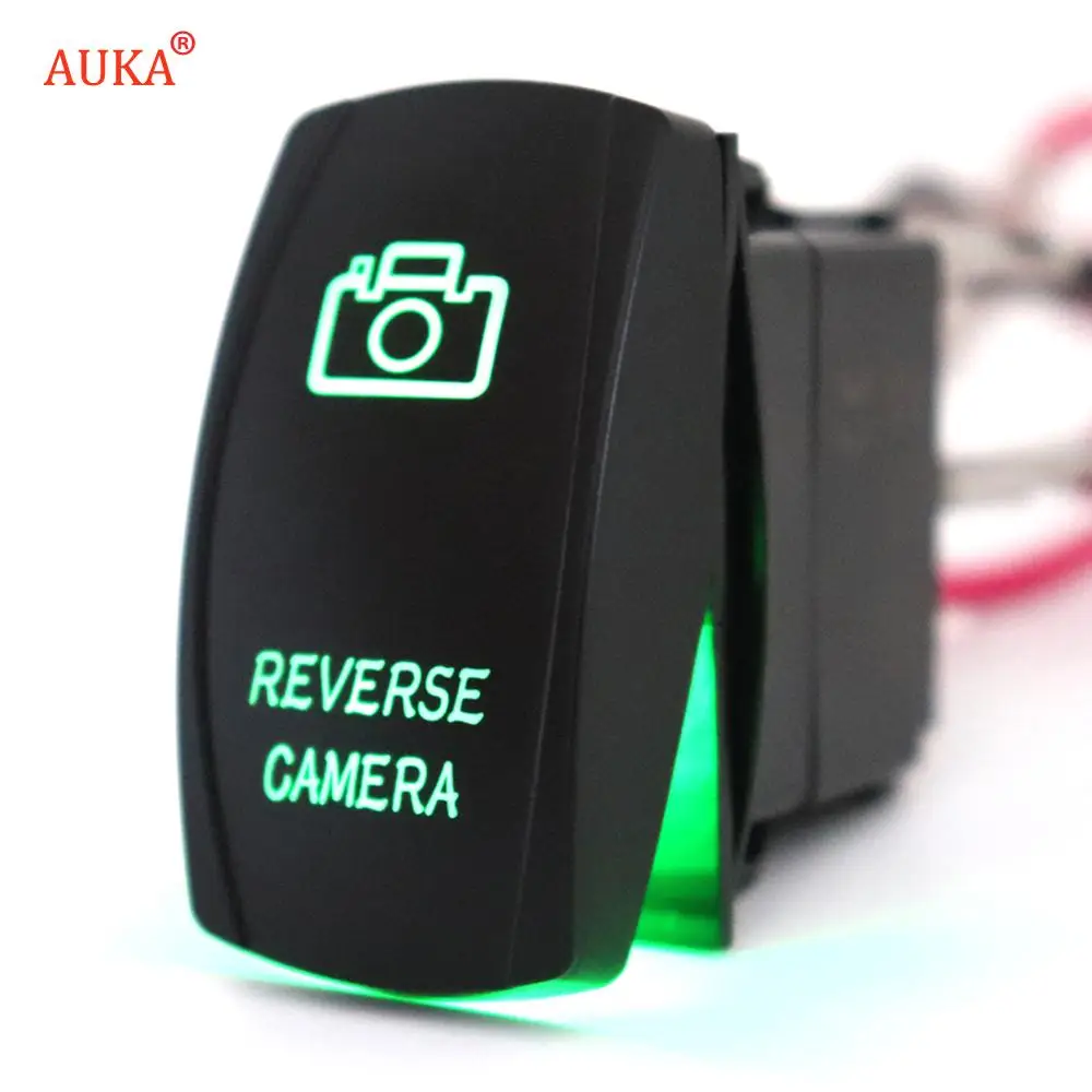 Reverse Camera 5 Pin Rocker Switch Waterproof Laser SPST ON/OFF Backlit LED Light 20A 12V For Auto Automotive Truck Boat Marine
Reverse Camera 5 Pin Rocker Switch Waterproof Laser SPST ON/OFF Backlit LED Light 20A 12V For Auto Automotive Truck Boat Marine