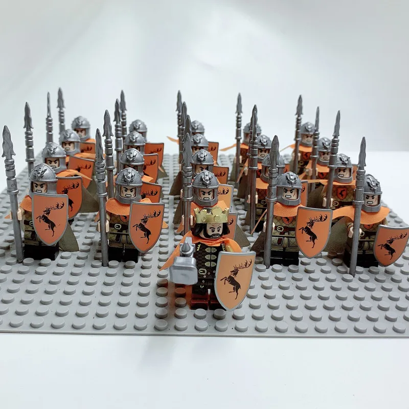 21PCS Blocks Game of Thrones Version Mandon Moore Stark Lannister Selmy Ice and Fire Jaime Lannister Toys compatible legoing
21PCS Blocks Game of Thrones Version Mandon Moore Stark Lannister Selmy Ice and Fire Jaime Lannister Toys compatible legoing