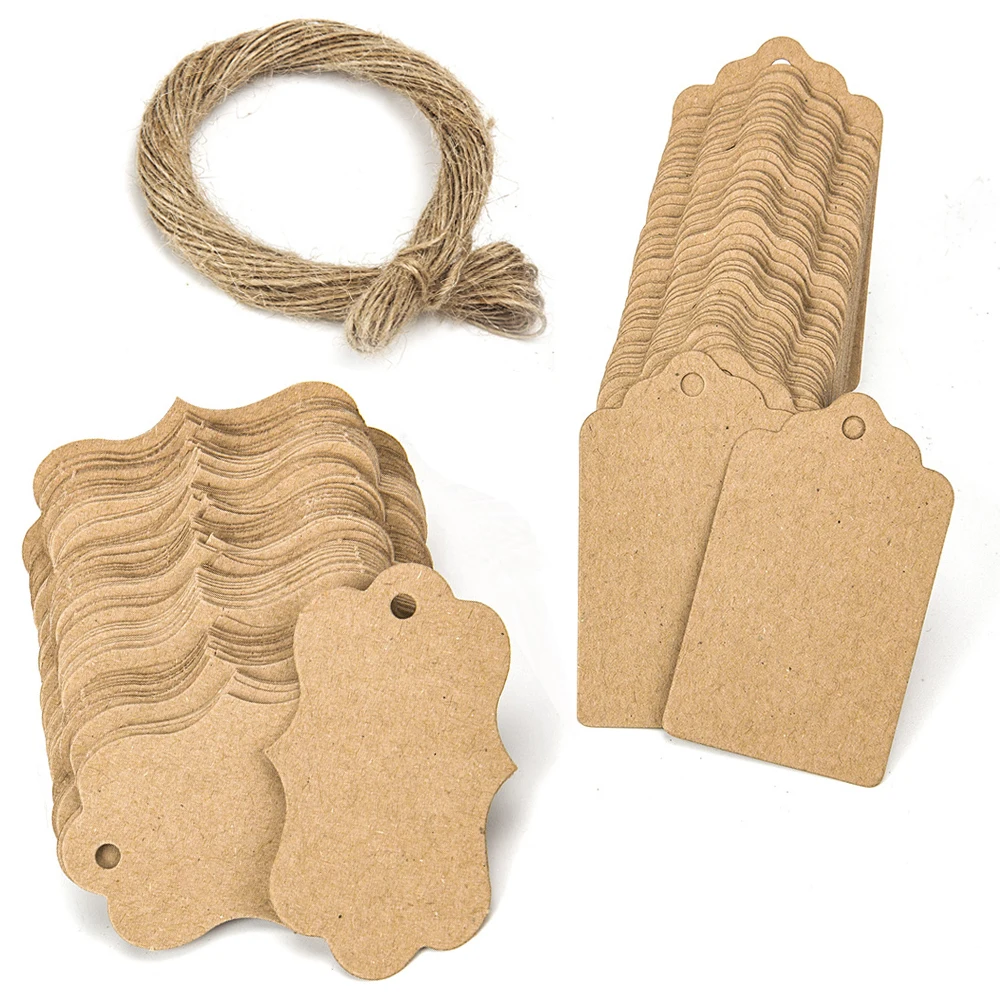 300PCS Multi-style Blank Packaging Hang Tags for Wedding Brown Rectangle Craft Hang Tags Gift Hemp Rope Price Label Hang Labels
300PCS Multi-style Blank Packaging Hang Tags for Wedding Brown Rectangle Craft Hang Tags Gift Hemp Rope Price Label Hang Labels