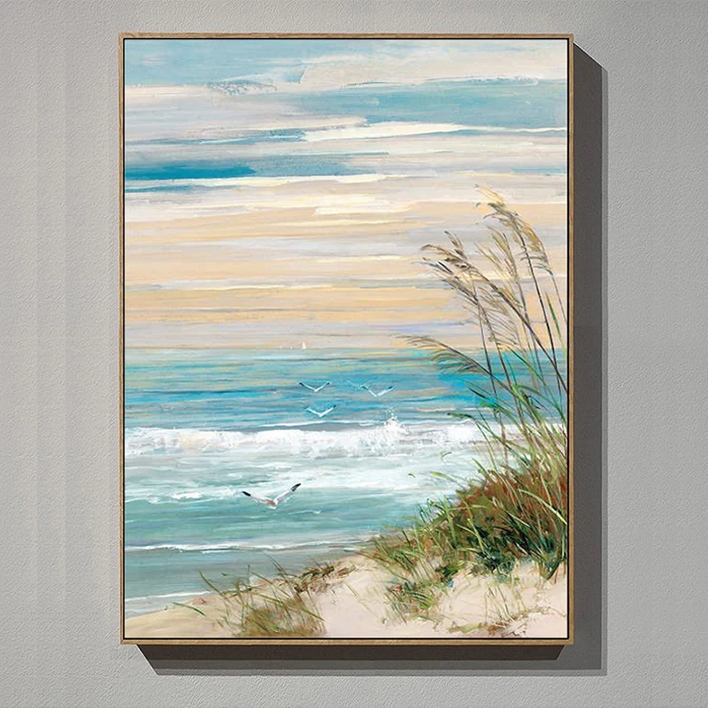 100% Hand Painted Abstract seaview Oil Painting On Canvas Wall Art Frameless Picture Decoration For Live Room Home Decor Gift
100% Hand Painted Abstract seaview Oil Painting On Canvas Wall Art Frameless Picture Decoration For Live Room Home Decor Gift