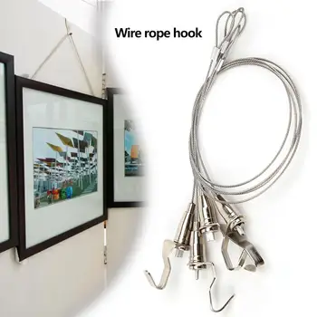 4pcs Steel Wire Rope Hooks High-quality Portable Convenient Hooks for Hanging Display Oil Paintings Picture Photographs
4pcs Steel Wire Rope Hooks High-quality Portable Convenient Hooks for Hanging Display Oil Paintings Picture Photographs