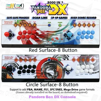 Original Pandora Box DX 3000 in 1 8 button console save game progress High score record can 3P 4P game 3D tekken Mortal Kombat
Original Pandora Box DX 3000 in 1 8 button console save game progress High score record can 3P 4P game 3D tekken Mortal Kombat