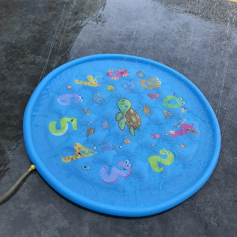 New 170cm Summer Kids Inflatable Round Water Splash Play Pool Playing Sprinkler Mat Yard Outdoor Indoor Fun Multicolour PVC Toys
New 170cm Summer Kids Inflatable Round Water Splash Play Pool Playing Sprinkler Mat Yard Outdoor Indoor Fun Multicolour PVC Toys