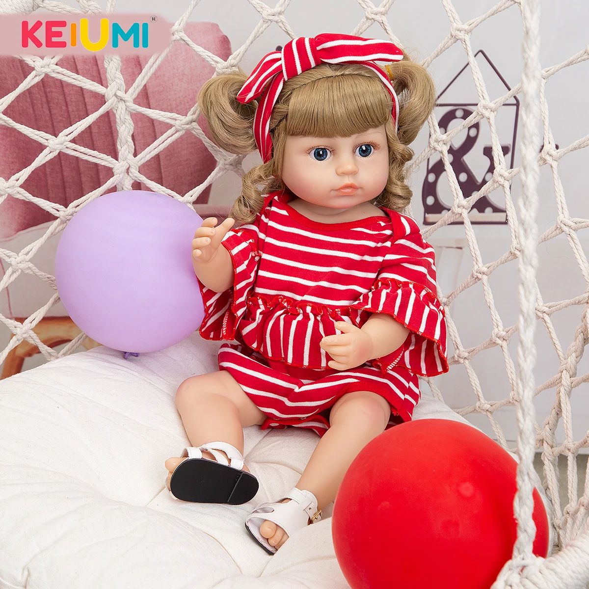 KEIUMI 22-дюймовые полностью силиконовые куклы Новорожденные милые куклы с золотыми кудрями куклы для девочек игрушки ручной работы для детей подарок на день рождения
KEIUMI 22-дюймовые полностью силиконовые куклы Новорожденные милые куклы с золотыми кудрями куклы для девочек игрушки ручной работы для детей подарок на день рождения