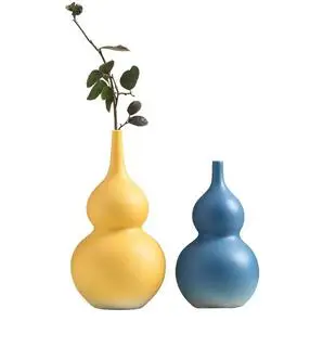 CHINESE CERAMICS VASES SIMULATION GOURD VASE BLUE YELLOW FLOWER POT DESK DECOR FLOWER INSERT ARTIFICIAL FLOWERS HOME DECORATION
CHINESE CERAMICS VASES SIMULATION GOURD VASE BLUE YELLOW FLOWER POT DESK DECOR FLOWER INSERT ARTIFICIAL FLOWERS HOME DECORATION