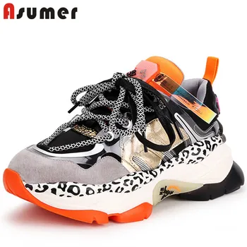 Asumer 2020 newest sneaker women genuine leather shoes spring summer lace up casual shoes comfortable flat platform shoes woman
Asumer 2020 newest sneaker women genuine leather shoes spring summer lace up casual shoes comfortable flat platform shoes woman
