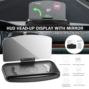 Hud Head-Up Display With Mirror Projection Digital Car Speed Projector On-Board Computer Fuel Mileage Wireless Charging
Hud Head-Up Display With Mirror Projection Digital Car Speed Projector On-Board Computer Fuel Mileage Wireless Charging