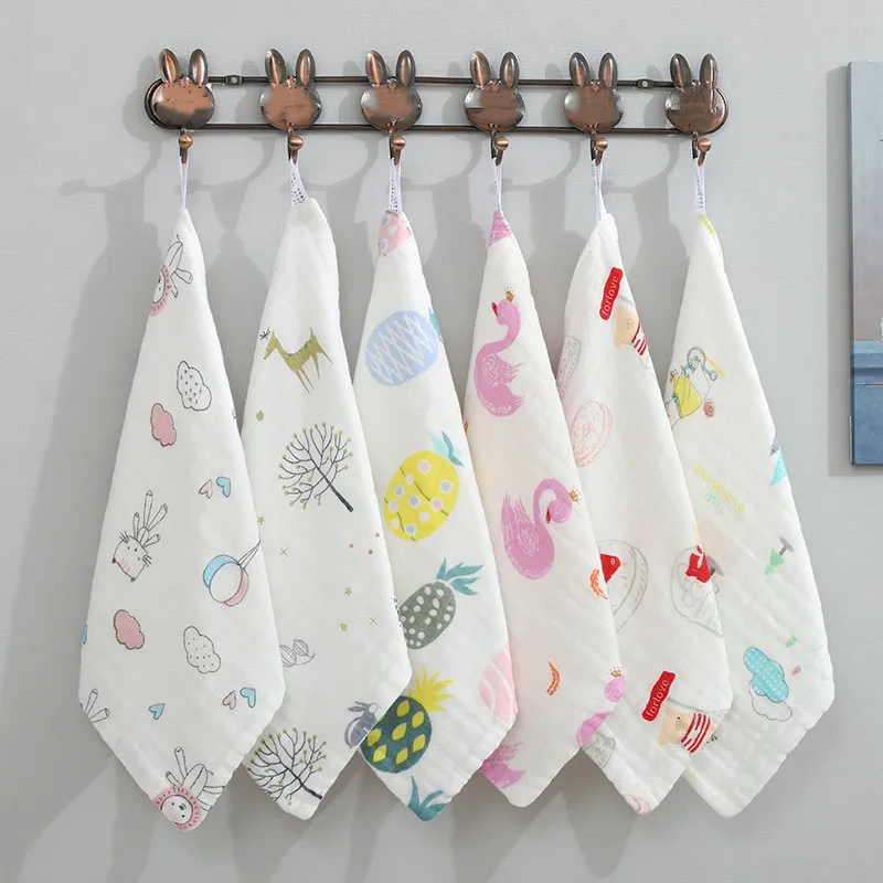 30x30cm 1pc Baby Towel Newborn Muslin Squares Towels and Wash Cloths Comfort Muselina Bebe Algodon | Мать и ребенок
