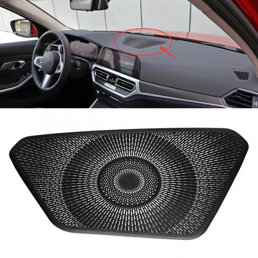 Suitable for BMW 3 series G20 G28 2020 aluminum alloy black central control console dashboard speaker cover trim
Suitable for BMW 3 series G20 G28 2020 aluminum alloy black central control console dashboard speaker cover trim