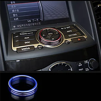 GPS Volume button Console air condition knob decorate cover Interior Accessories sticker for Infiniti QX50 Q70 FX E25 EX35
GPS Volume button Console air condition knob decorate cover Interior Accessories sticker for Infiniti QX50 Q70 FX E25 EX35