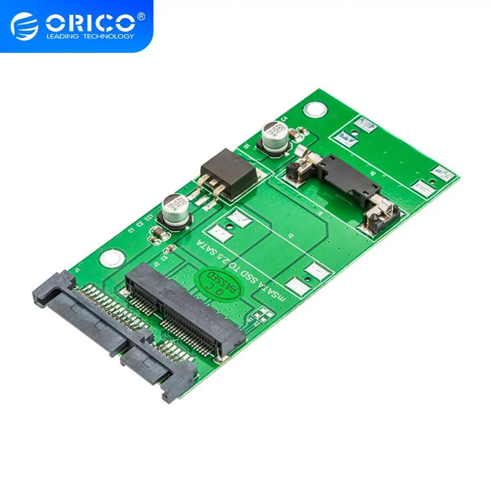 Адаптер ORICO mSATA для 2 5-дюймового SATA 22PIN адаптер SSD поддержка карт SATA3 дизайн пряжки