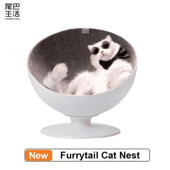 Furrytail Cat Nest Cat Boss Rotating Interactive Fiber Lining Simple Pet Bed Small Cats Nest Winter Warm Sleeping Mat Pet
Furrytail Cat Nest Cat Boss Rotating Interactive Fiber Lining Simple Pet Bed Small Cats Nest Winter Warm Sleeping Mat Pet