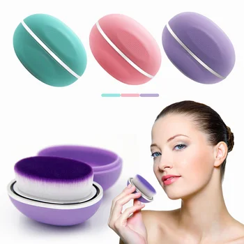 Portable Cute Egg Shape Makeup Brush Foundation BB Cream Loose Powder Flat Cosmetic Brushes 3 Colors Applicator Tools
Portable Cute Egg Shape Makeup Brush Foundation BB Cream Loose Powder Flat Cosmetic Brushes 3 Colors Applicator Tools