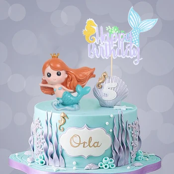 Birthday Cake Decoration Ocean Series Shell Mermaid Cake Topper Girl 1st Birthday Dessert Cake Decor Mermaid Wedding Party
Birthday Cake Decoration Ocean Series Shell Mermaid Cake Topper Girl 1st Birthday Dessert Cake Decor Mermaid Wedding Party
