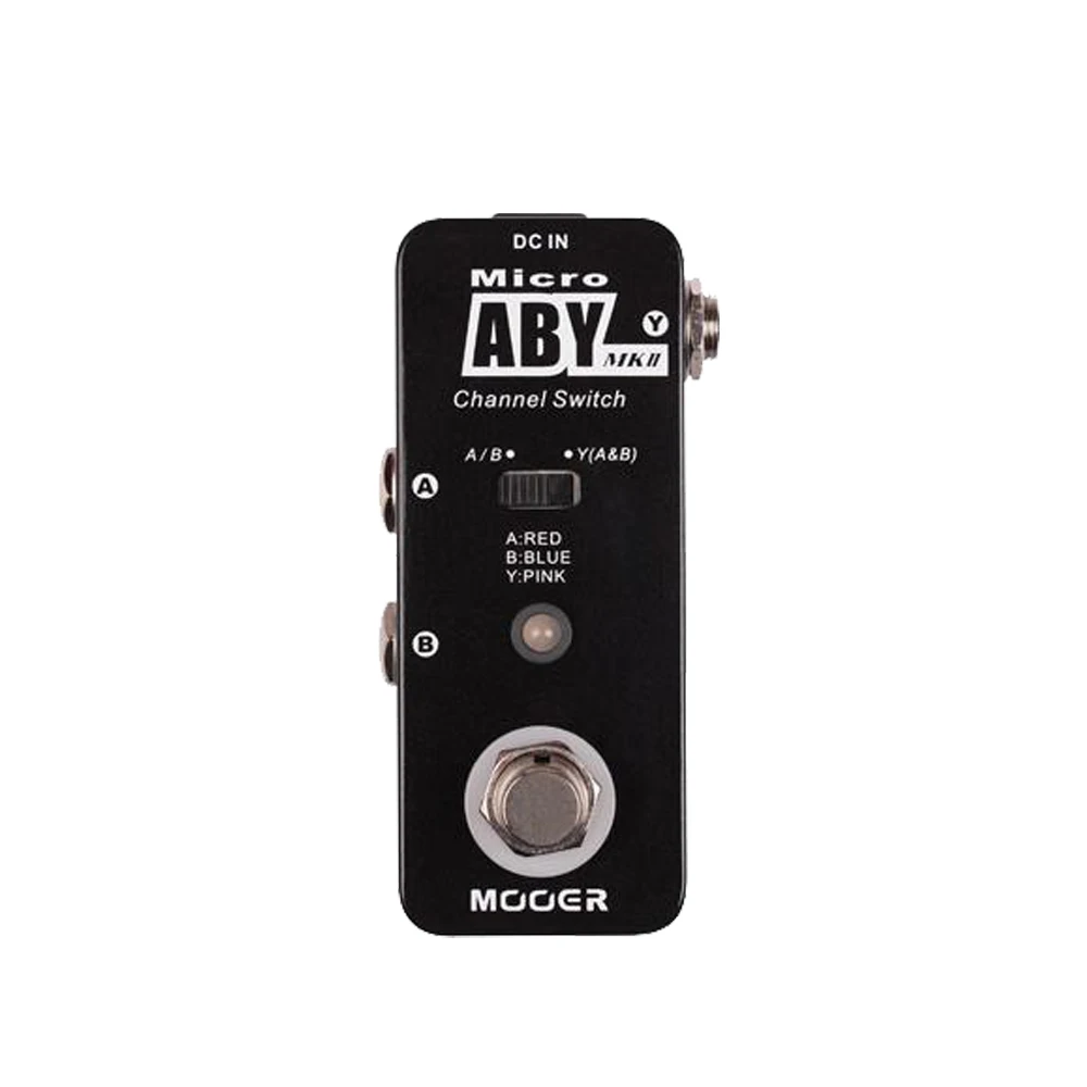 MOOER ABY MKII Guitar Effect Pedal Channel Switch Guitar Pedal True Bypass Full Metal Shell MAB2 Guitar Accessories
MOOER ABY MKII Guitar Effect Pedal Channel Switch Guitar Pedal True Bypass Full Metal Shell MAB2 Guitar Accessories